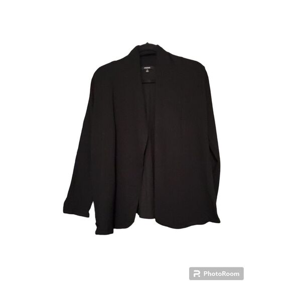 Premise Women Casual Formal Cardigan Open Front Size Medium Black - Picture 1 of 1